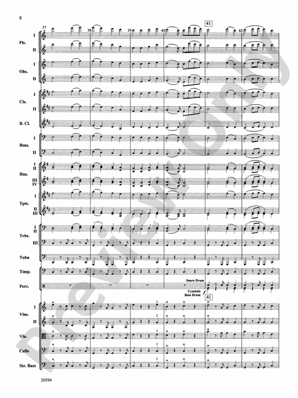 Symphony No. 9 (Fourth Movement): Score: Full Orchestra