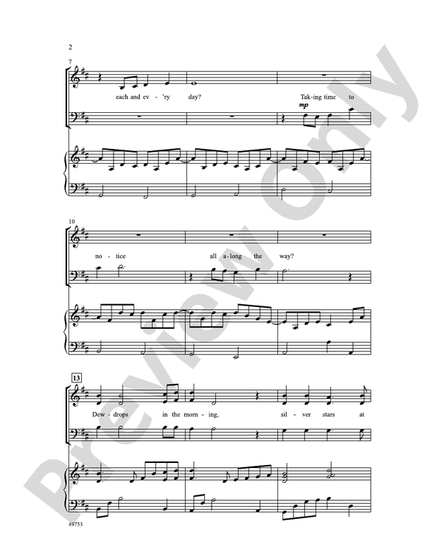 Count Your Blessings Andy Beck Digital Sheet Music Download 