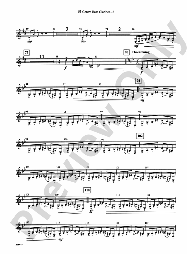 Twelve Seconds to the Moon Eflat Contrabass Eflat