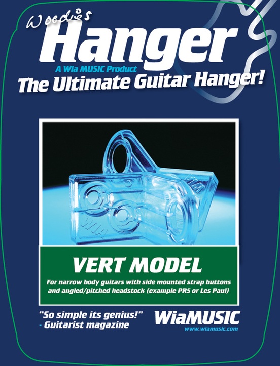 Woodies Guitar Hanger VM02 Vertical Model