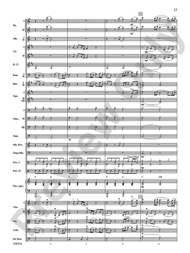 The Best of Bruno Mars: Score: Full Orchestra Score - Digital