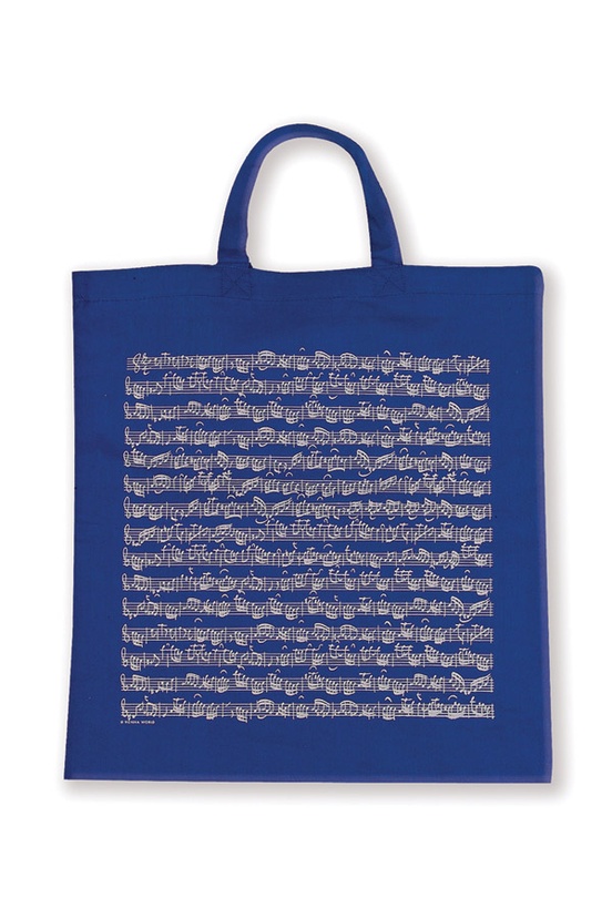 Tote Bag: Sheet Music (Blue)