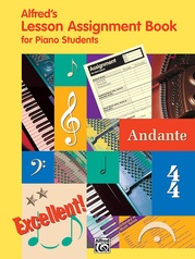 Alfred's Lesson Assignment Book for Piano Students
