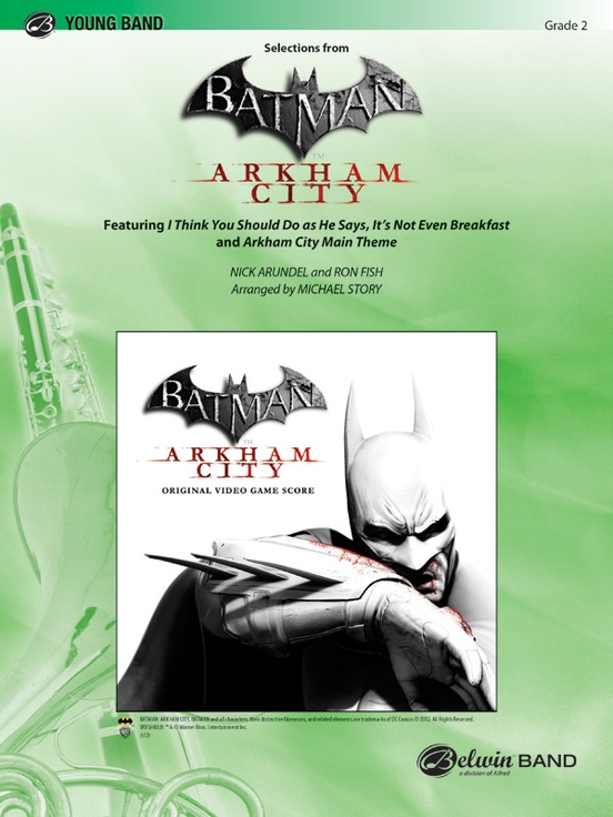 Batman: Arkham City, Selections from: 2nd B-flat Clarinet