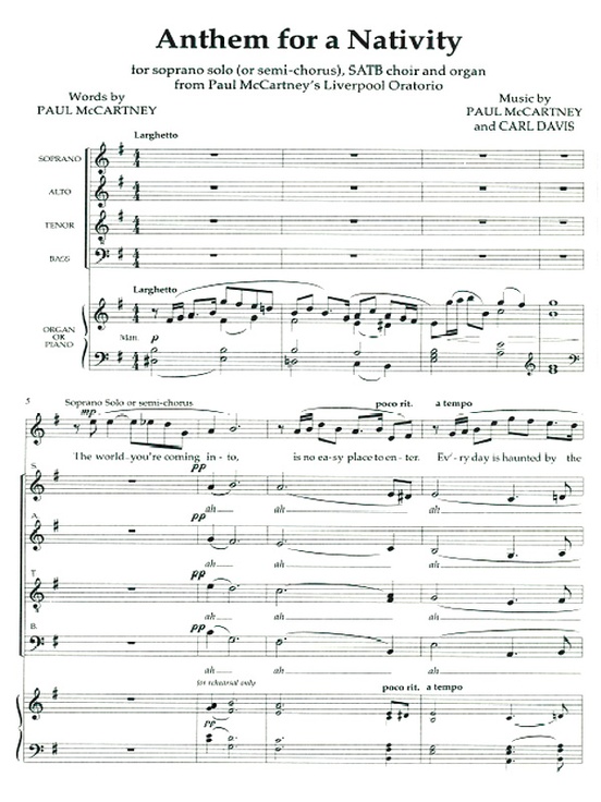 Anthem for a Nativity
