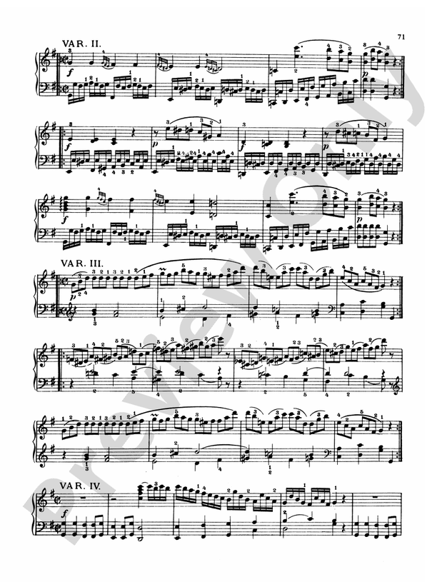 Mozart Variations, Complete 10 Variations on an Air of Chr. W. Gluck