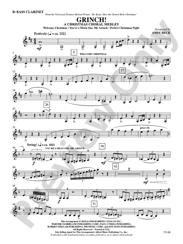 Grinch! A Christmas Choral Medley (from the motion picture Dr. Seuss