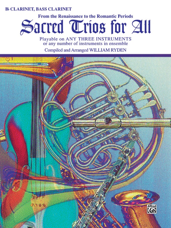 Sacred Trios for All: B-flat Clarinet, Bass Clarinet Book | Sheet Music