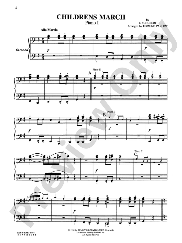 Children's March - Piano Quartet (2 Pianos, 8 Hands)
