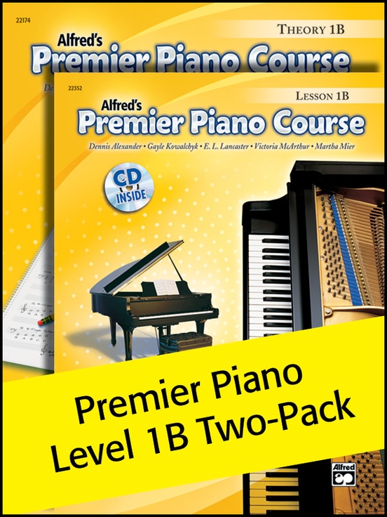 Premier Piano Course, Lesson & Theory 1B (Value Pack)