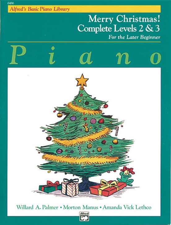 Alfred's Basic Piano Library Top Hits Christmas Book Complete 2&3 17204 
