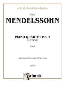 Piano Quartets No. 3 in B Minor, Opus 3