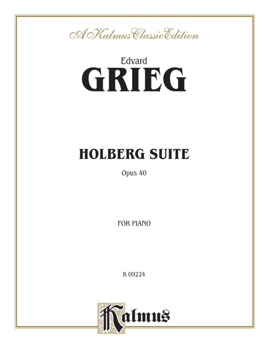 Holberg Suite, Opus 40