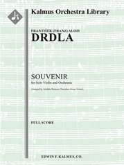Souvenir for Solo Violin and Orchestra