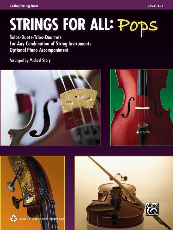 Strings For All Pops Cello Bass Book