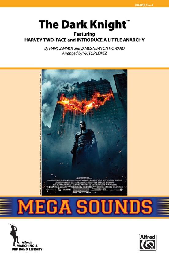 The Dark Knight: E-flat Alto Saxophone: E-flat Alto Saxophone Part