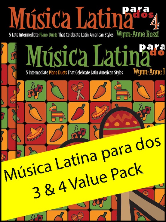 Música Latina para dos 3 & 4 (Value Pack)