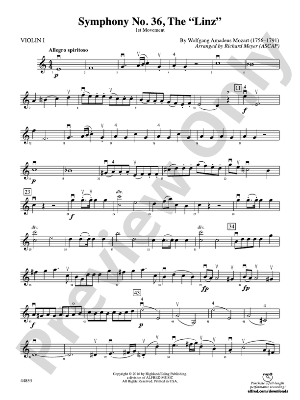 Symphony No. 36, The 