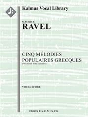 Cinq Melodies Populaires Grecques (Five Greek Folk Melodies)