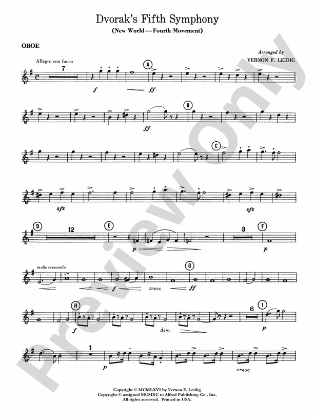 Dvorák's 5th Symphony (