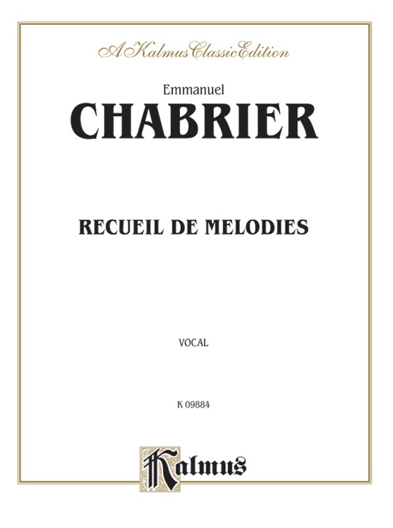 Recueil de Melodies