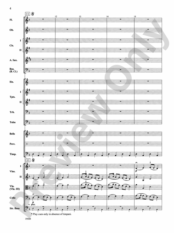 Symphony No 1 3rd Movement Score Full Orchestra Score Digital Sheet Music Download 4144