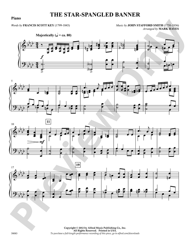 The Star-Spangled Banner: Piano Accompaniment