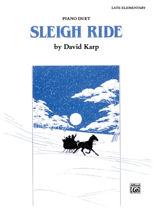 Sleigh Ride Piano Duet (1 Piano, 4 Hands) Sheet David Karp Sheet Music