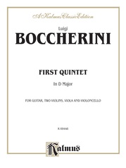 Boccherini: First Quintet in D Major, for Two Violins, Viola, Cello and Guitar