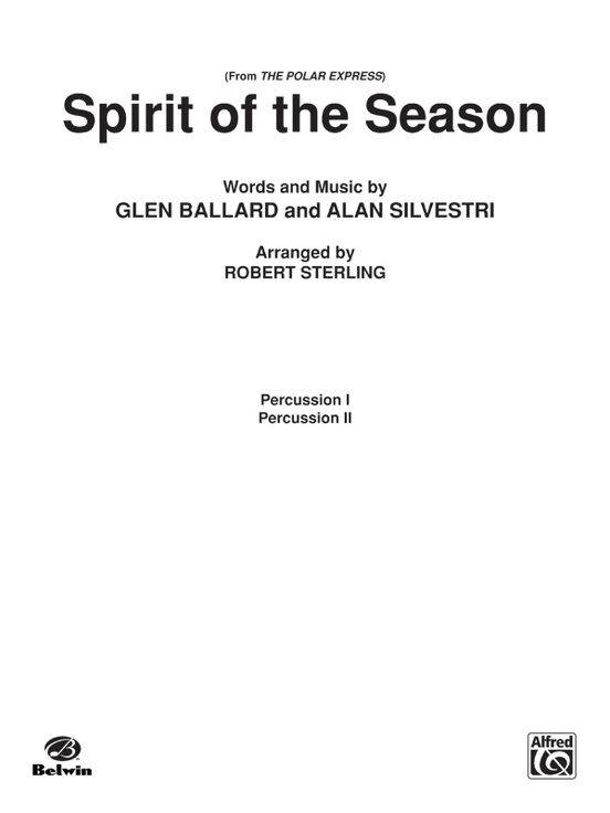 Spirit of the Season: 2nd Percussion