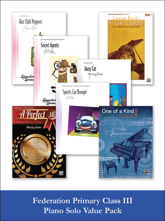 Federation Primary Class III Piano Solo (Value Pack)