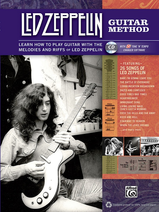 Led Zeppelin Guitar Method Guitar Book Amp Enhanced Cd Led