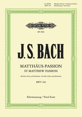 St Matthew Passion BWV 244 (Vocal Score)