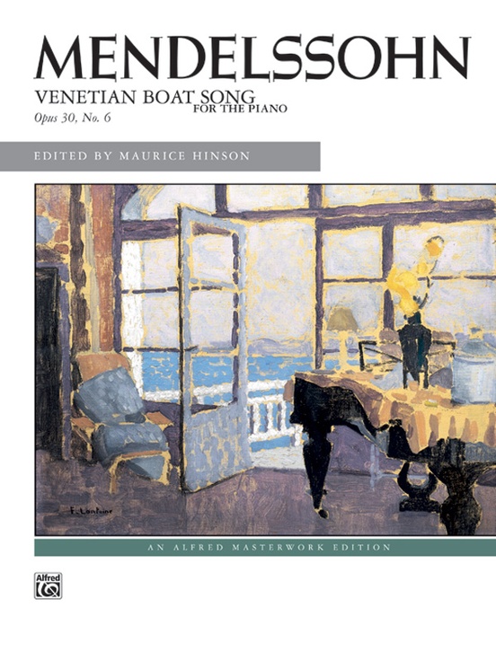 Mendelssohn: Venetian Boat Song, Opus 30, No. 6