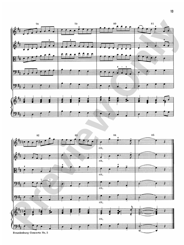 Brandenburg Concerto No. 5