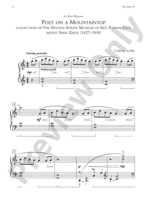 Museum Masterpieces, Book B: 10 Piano Solos Inspired by Great Works of Art