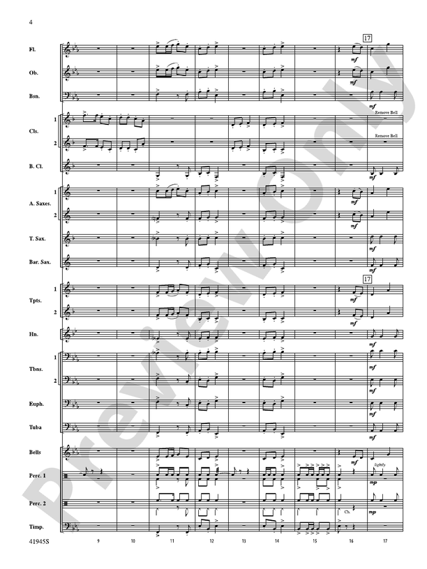 Packing Up Early Concert Band Conductor Score & Parts Gary