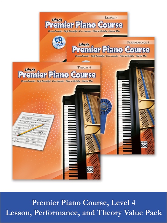Premier Piano Course, Lesson, Theory & Performance 4 2012 (Value Pack)