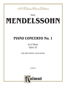 Piano Concerto No. 1 in G Minor, Opus 25