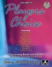 Jamey Aebersold Jazz, Volume 91: Players Choice