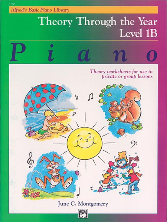 Alfred's Basic Piano Library: Theory Through the Year Book 1B