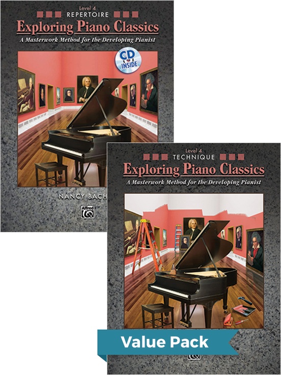Exploring Piano Classics Level 4 (Value Pack)