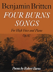 Four Burns Songs, Opus 92