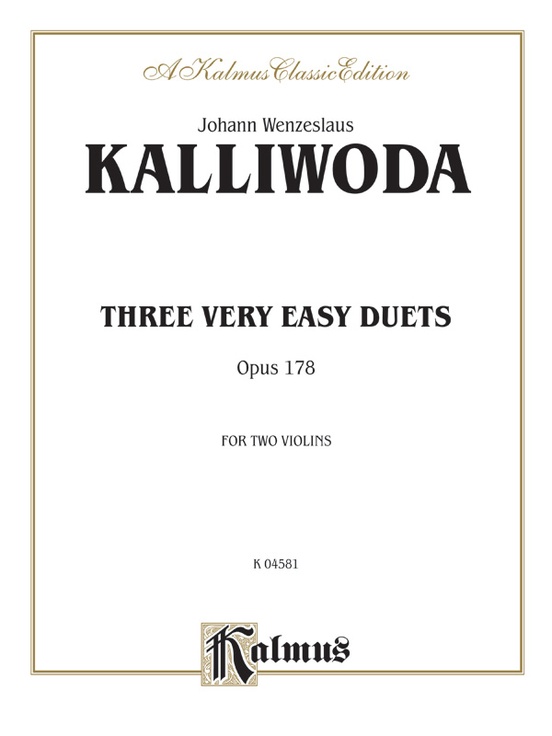 Three Very Easy Duets, Opus 1