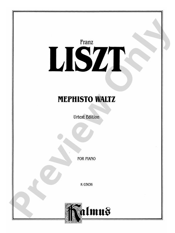 Liszt: Mephisto Valse