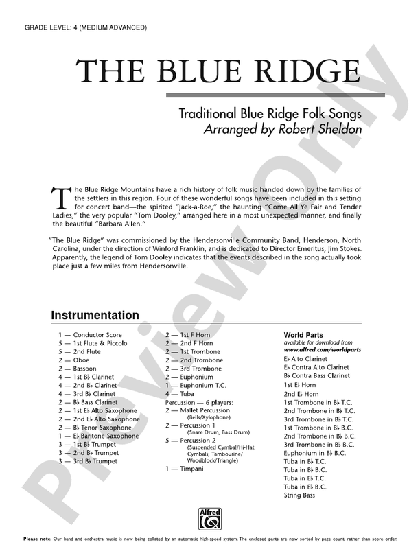 The Blue Ridge                                                                                                                                                                                                                                            
