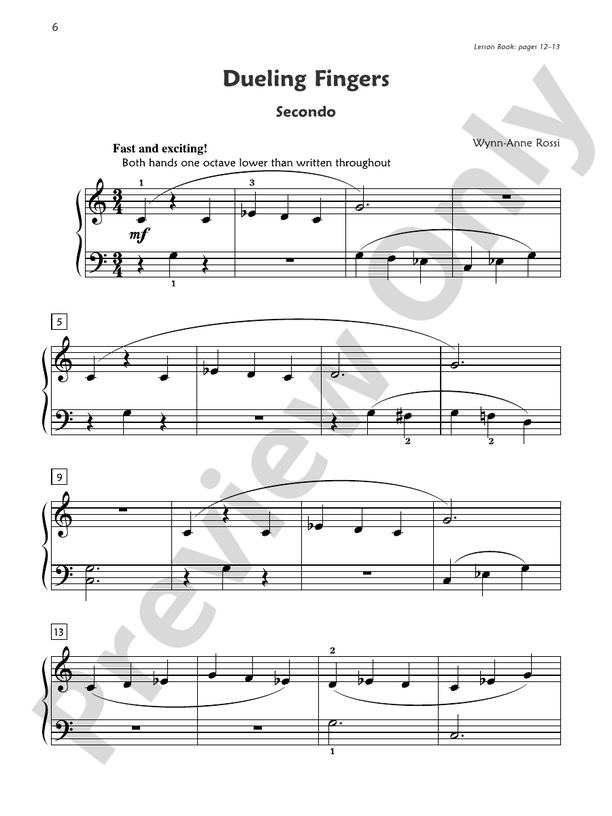 Premier Piano Course, Duet 2B