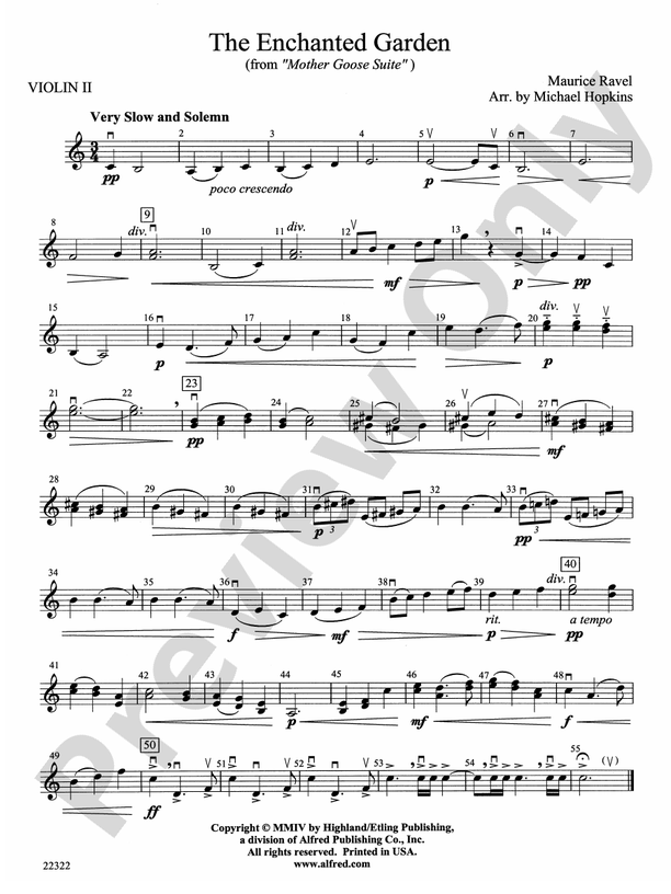 The Enchanted Garden: 2nd Violin: 2nd Violin Part - Digital Sheet Music ...