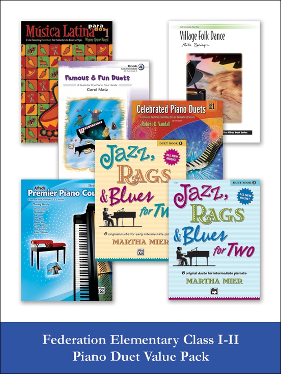Federation Elementary Class I-II Piano Duet (Value Pack)
