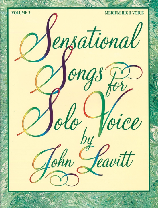 Sensational Songs for Solo Voice, Volume 2